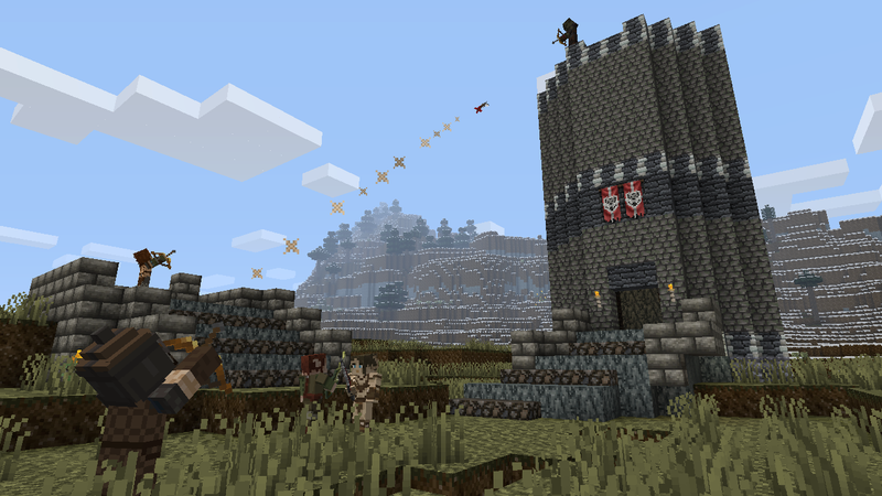 Illustration for article titled Minecraft Gets An Official Skyrim Make-Over